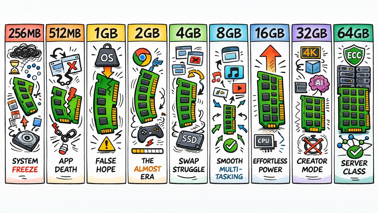 Every RAM Size Explained in 10 minuets