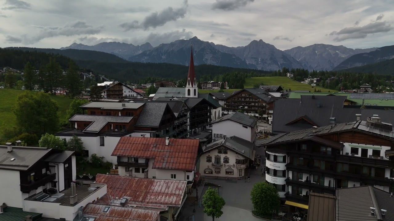 Seefeld, Austria. DJI Mini 4 Pro Drone