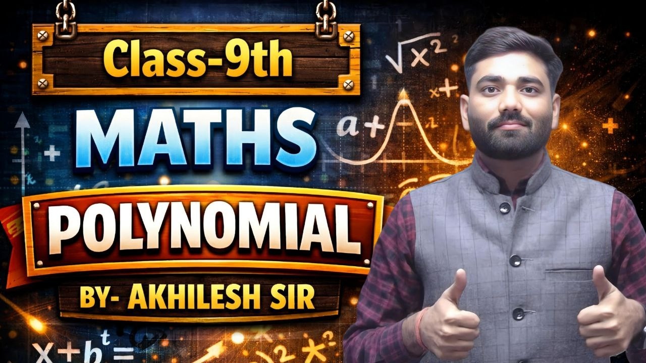 POLYNOMIALS CLASS 9TH CBSE II ONE SHOT II COMPLETE MATHS II BY AKKI SIR / BHAIYA