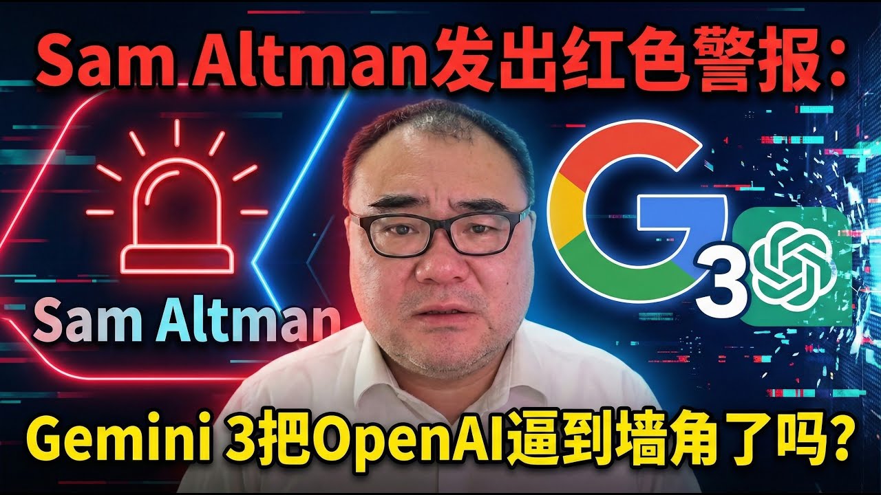 Sam Altman发出红色警报：Gemini 3把OpenAI逼到墙角了吗？