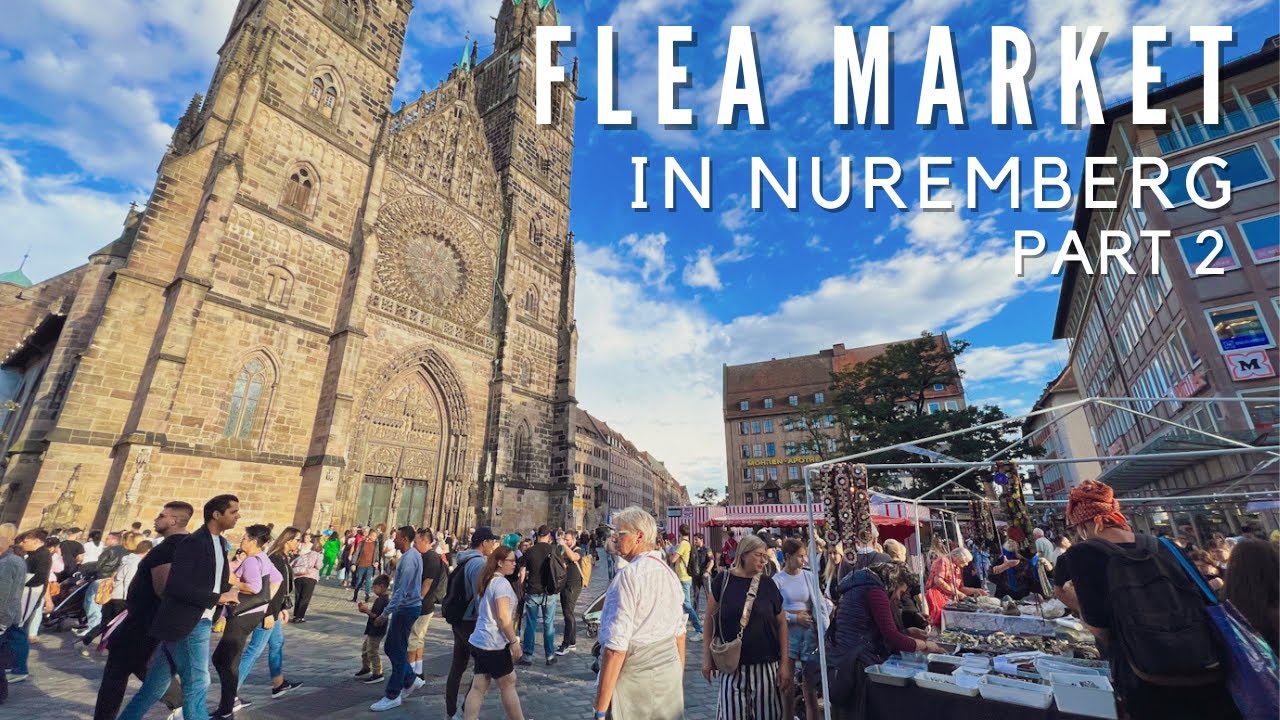 #29.🇩🇪A largest-scale flea market held in old town in Germany! [Part 2/3: Trempelmarkt in Nuremberg]