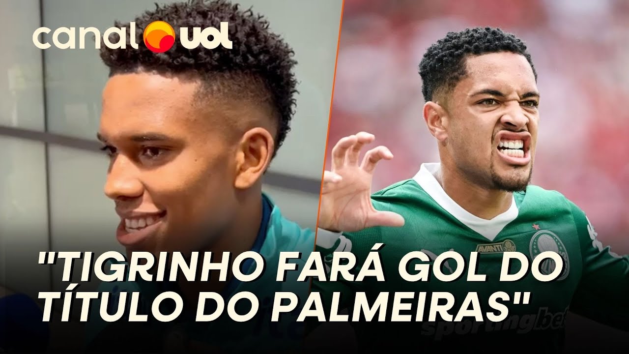 ESTÊVÃO DIZ QUE VAI TORCER PELO PALMEIRAS NA FINAL DA LIBERTADORES: 