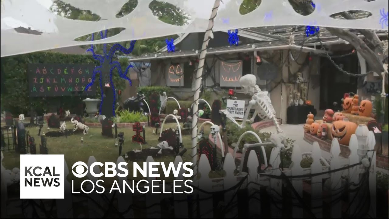 Spooky season takes over LA County neighborhood as Halloween approaches
