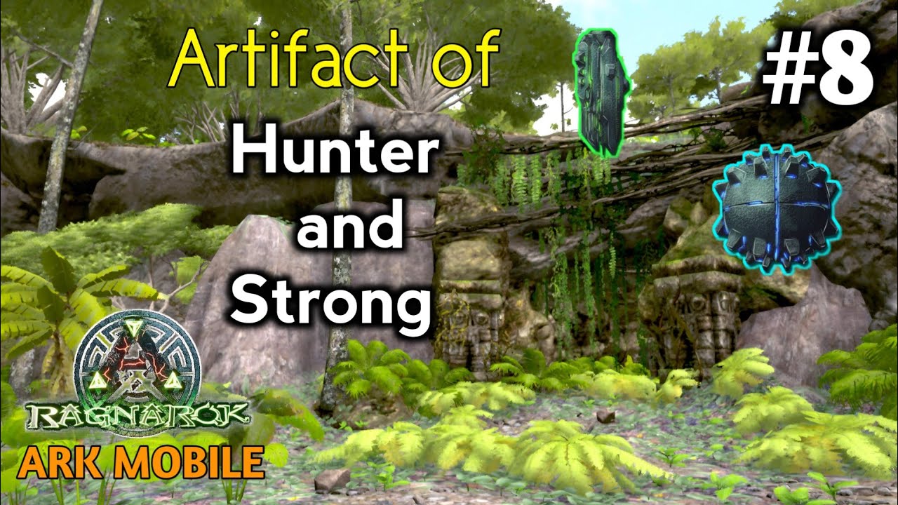 Cave run 🥶 Artifact of hunter and strong cave Ark mobile Ragnarok 🔥🔥 gameplay series part 8