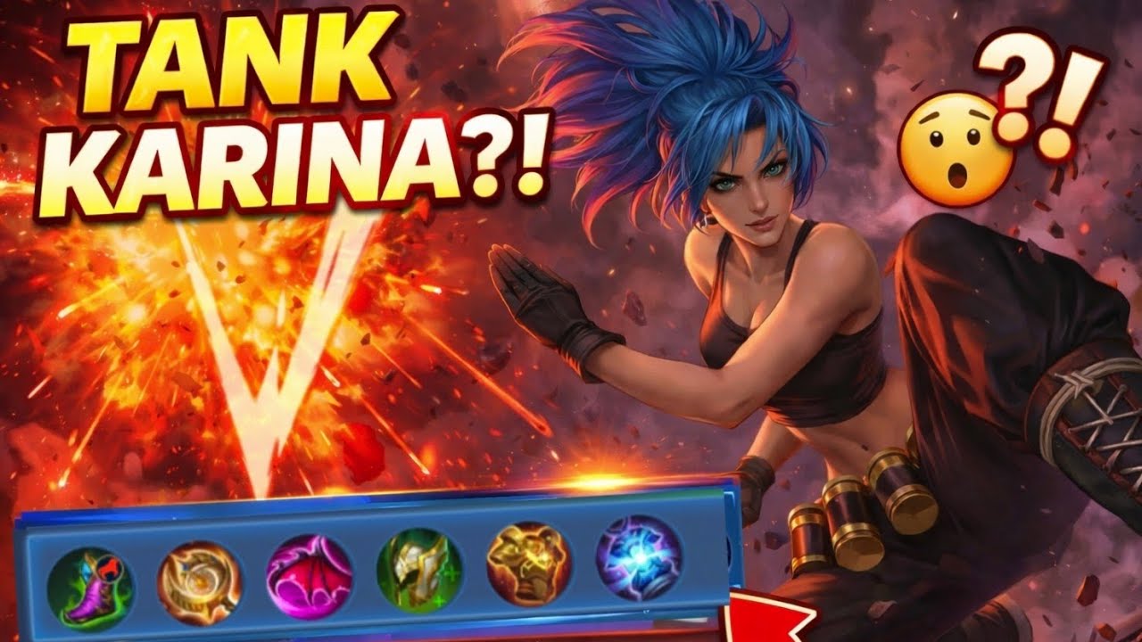 Trying the Weirdest MLBB Builds | Tank Karina Challenge
