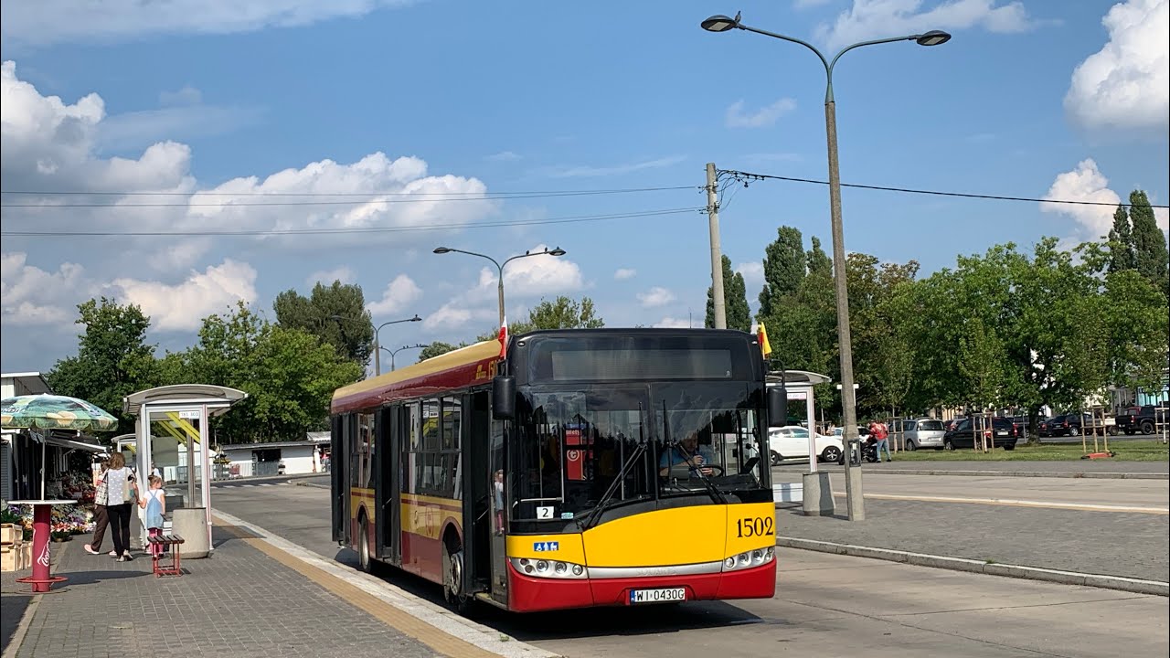 ♪ ZF ♪ Solaris Urbino 12 #1502 - MZA Warszawa 🚌 linia 181