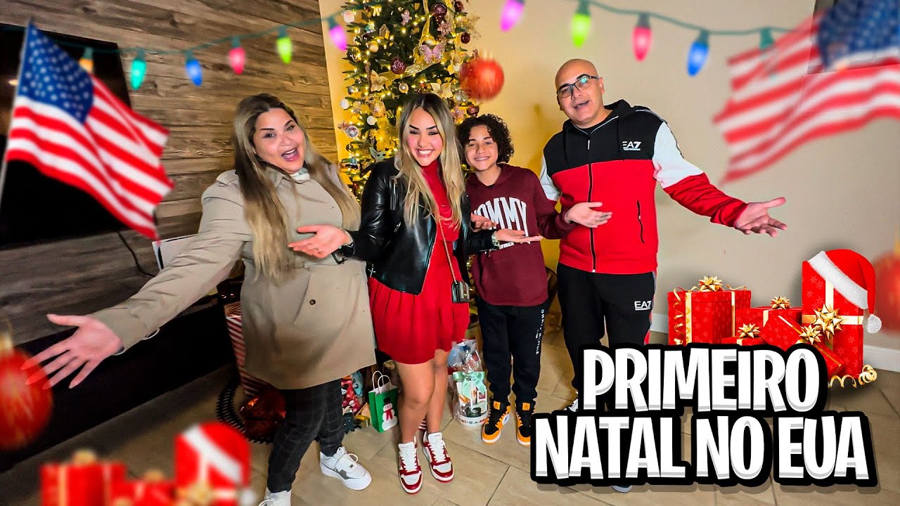 PRIMEIRO NATAL DA FAMÍLIA OLIVEIRA NOS ESTADOS UNIDOS !!!