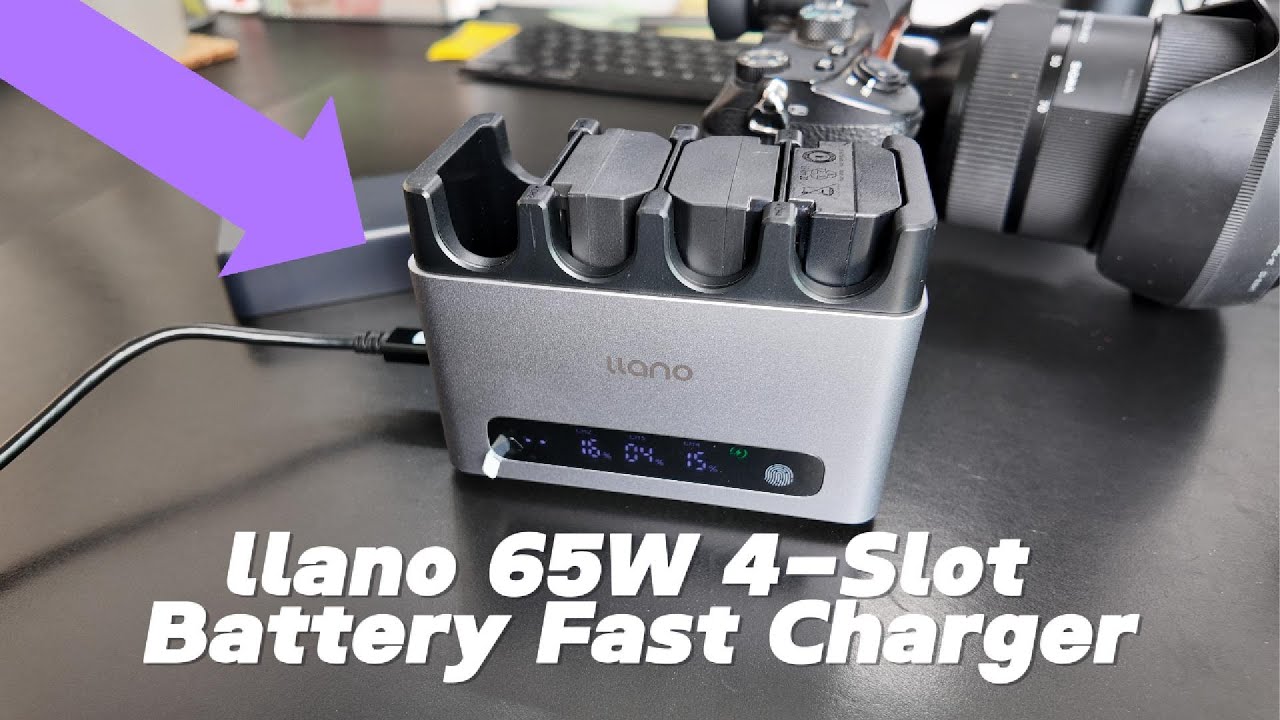 Charge 4 NPFZ100 Batteries at a time! Review of the llano 4 Slot Battery Charger