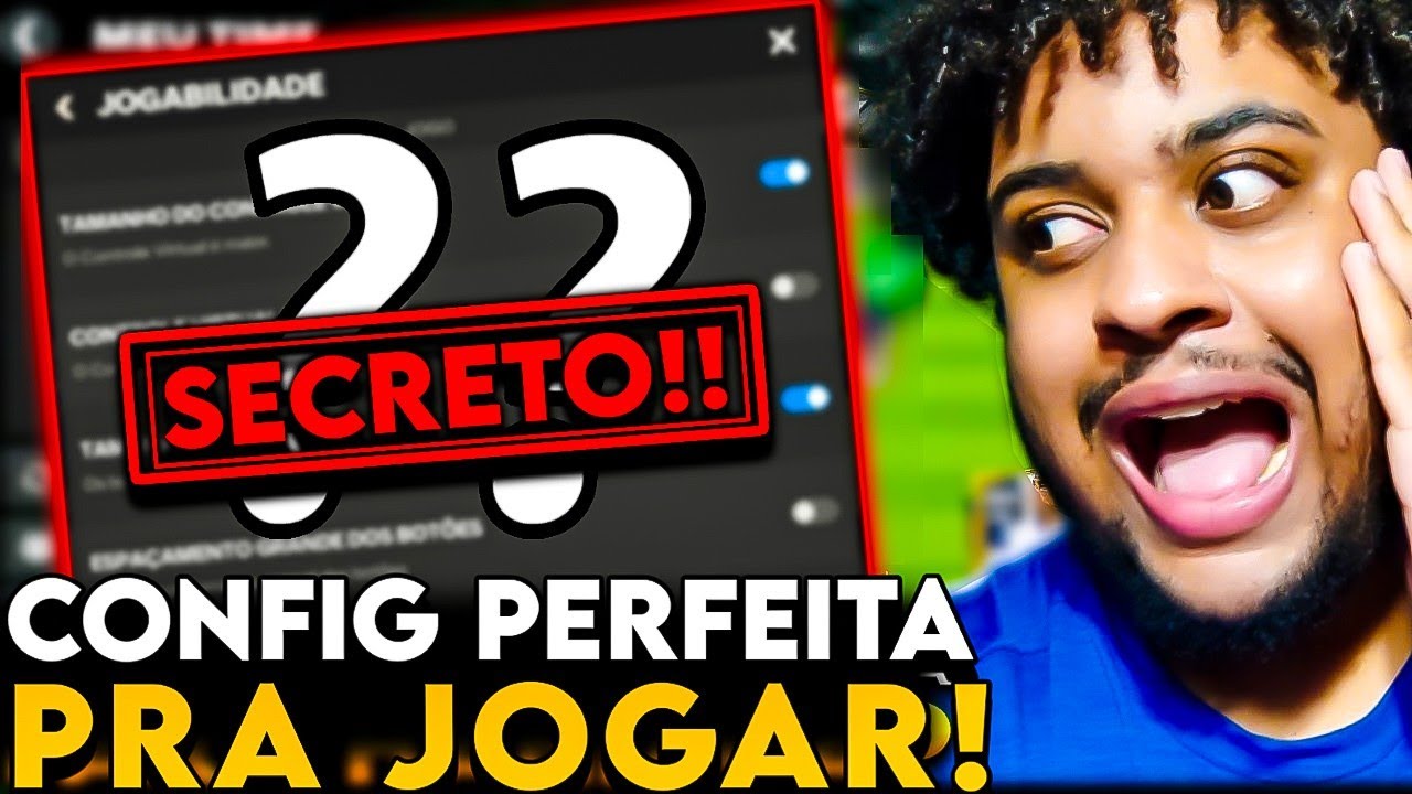 AS MELHORES CONFIGURAÇÃO DE GAMEPLAY NO FC MOBILE 25