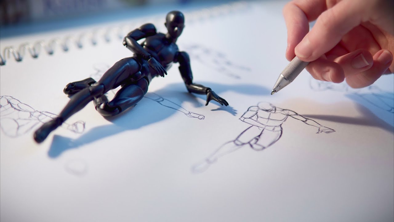 Practice Gesture Drawing With Me | 1, 3 & 5 Minute Poses