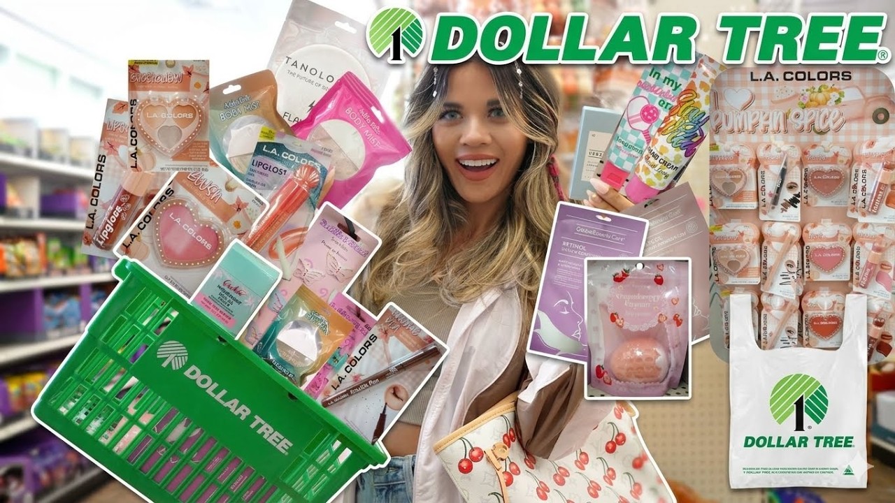 DOLLAR TREE FALL TRUCK ARRIVED! 😱 Girly Shopping Spree (Dupe Makeup, Skincare, Perfume & MORE!)