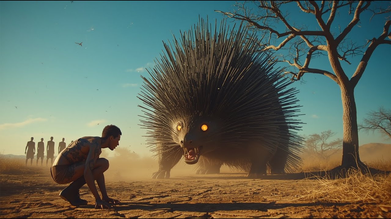 Prehistoric Showdown: Hybrid Humans vs the Spiked Beast of the Ancient World&rdquo;# PreshhistoricLife