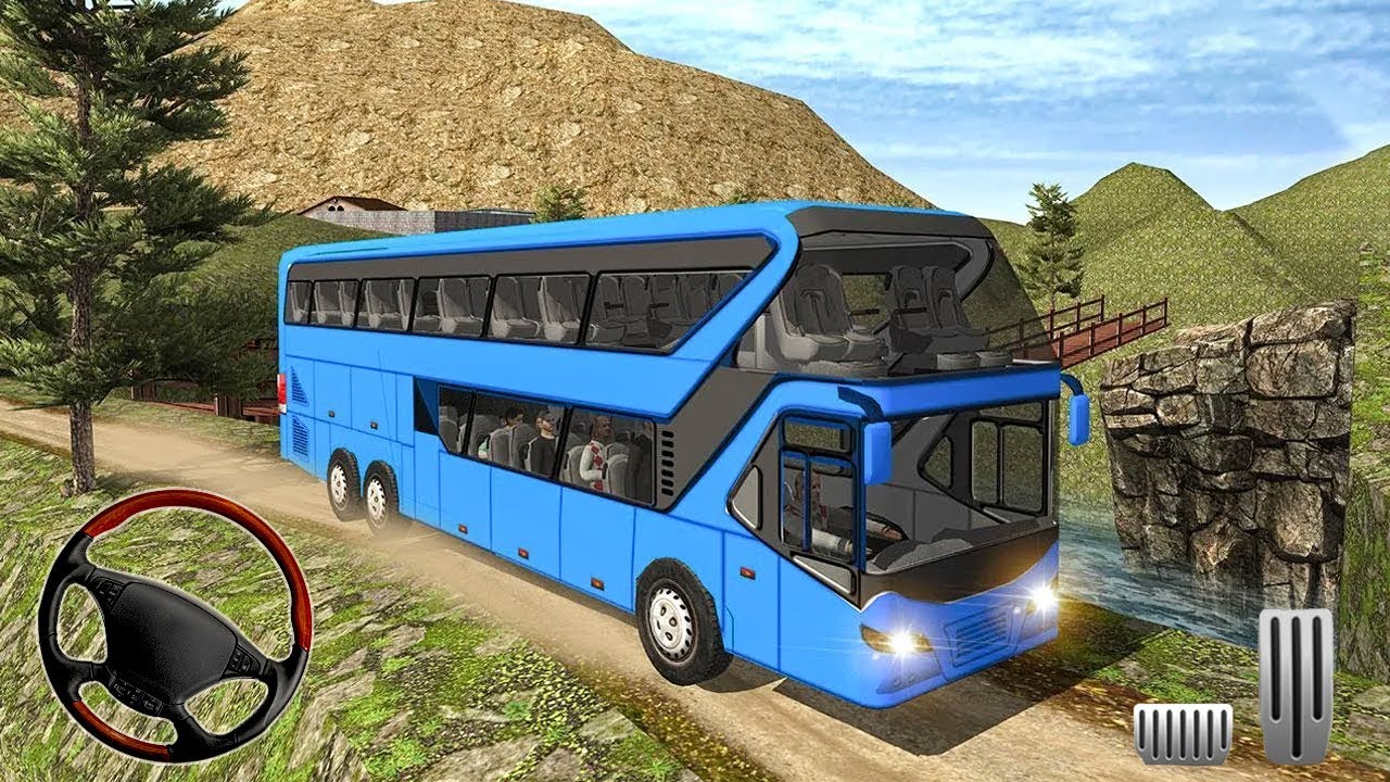 Uphill Offroad Bus Driving Sim - Android Gameplay [HD]