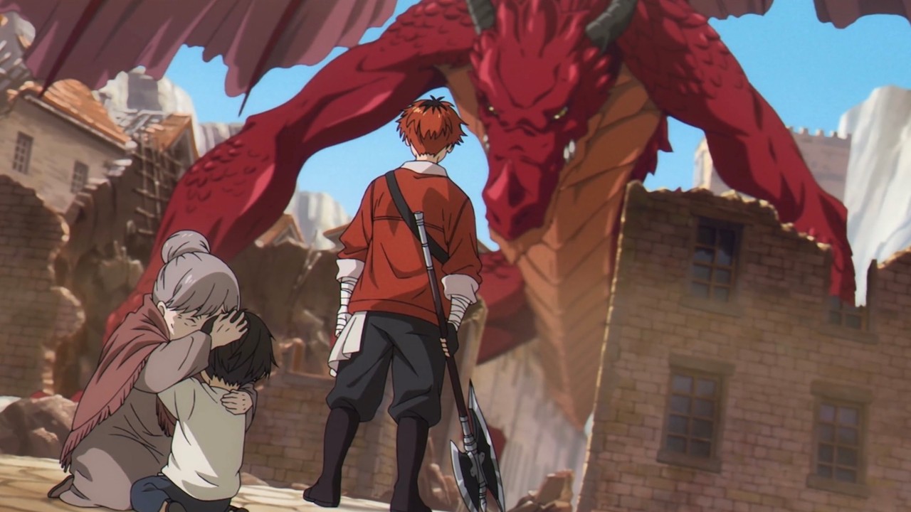 Stark battle against the Dragon [Episode 5&6] || Frieren: Beyond Journey’s End #frieren #anime #fyp 