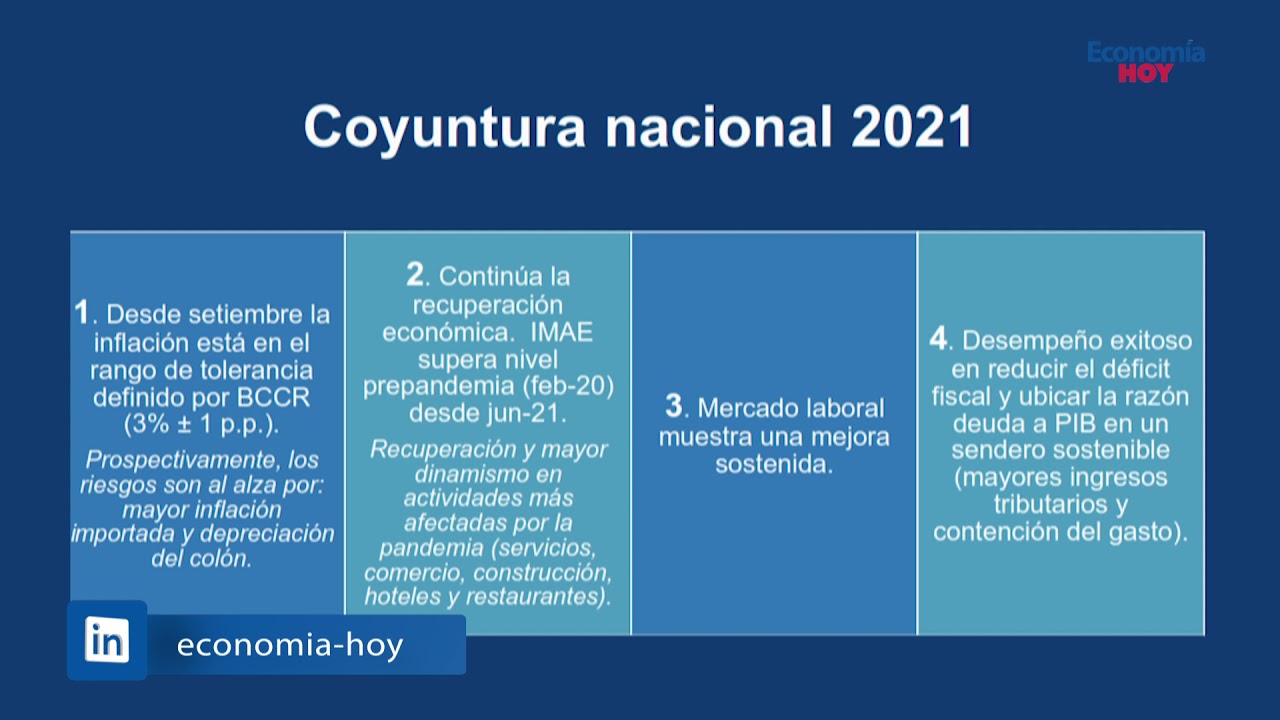 Perspectivas Econ&oacute;micas 2022 R&oacute;ger Madrigal, Banco Central de Costa Rica