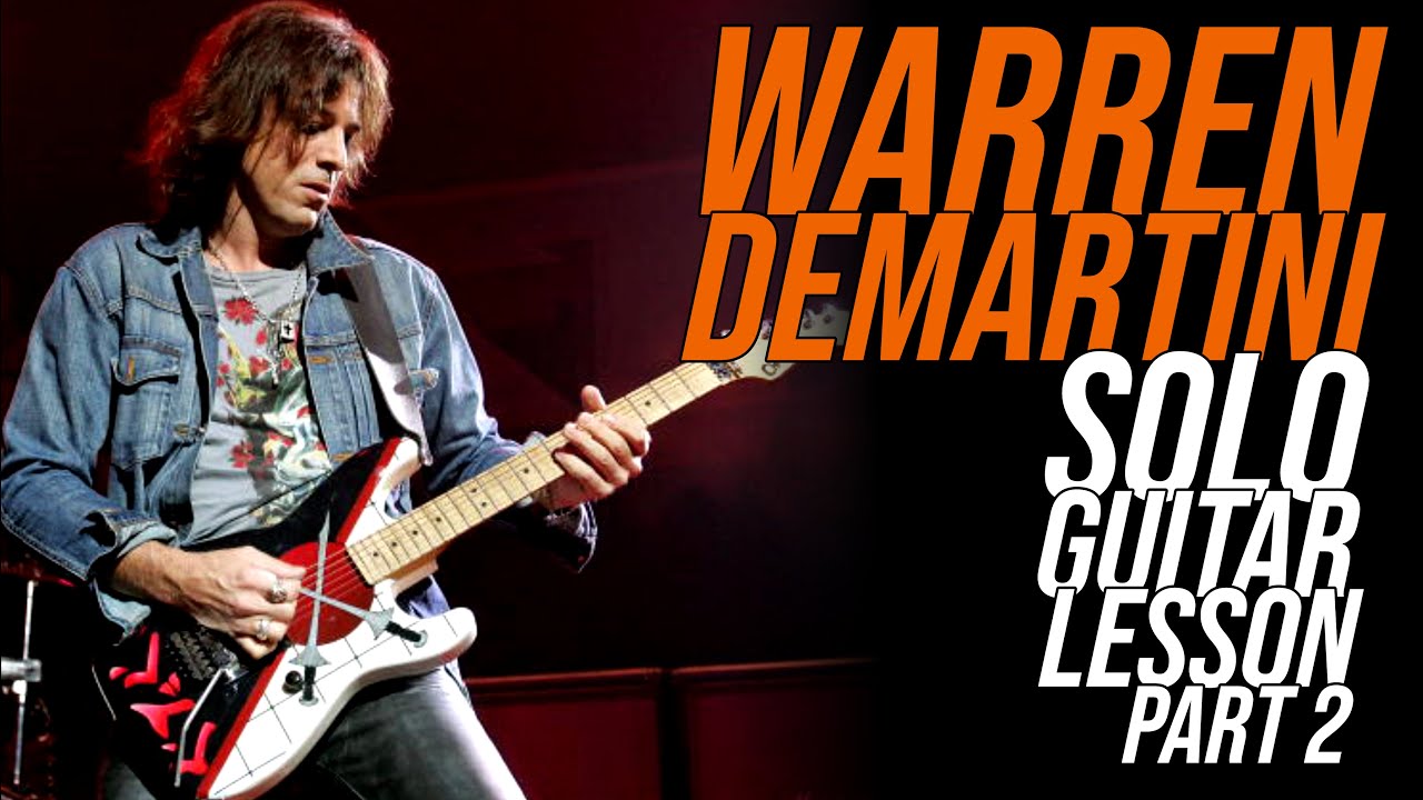 Warren DeMartini Style Solo | Part 2 [Guitar Lesson]