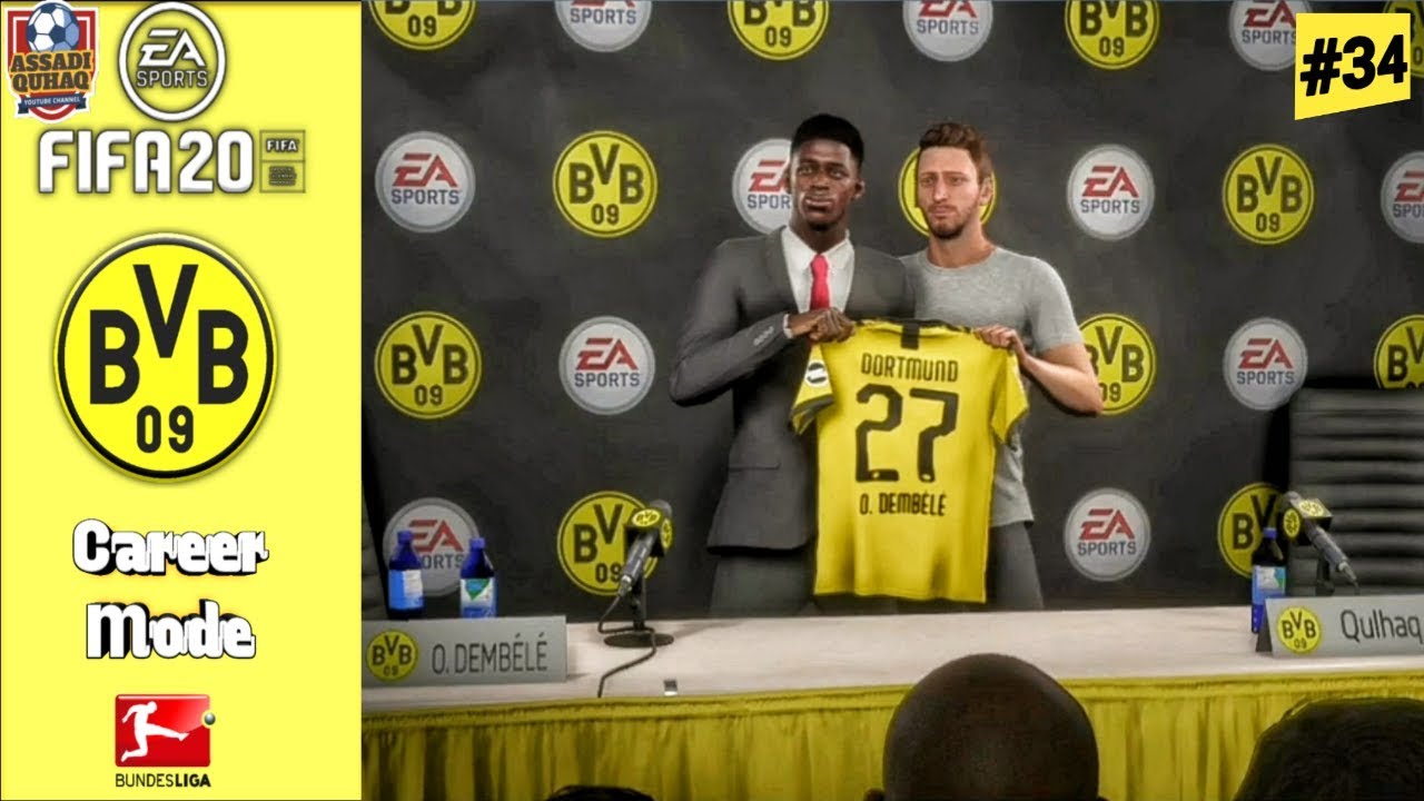 Ousmane Demb&eacute;l&eacute; &euro;60m & Lukas Klostermann &euro;27m | FIFA 20 Indonesia Dortmund Career Mode #34