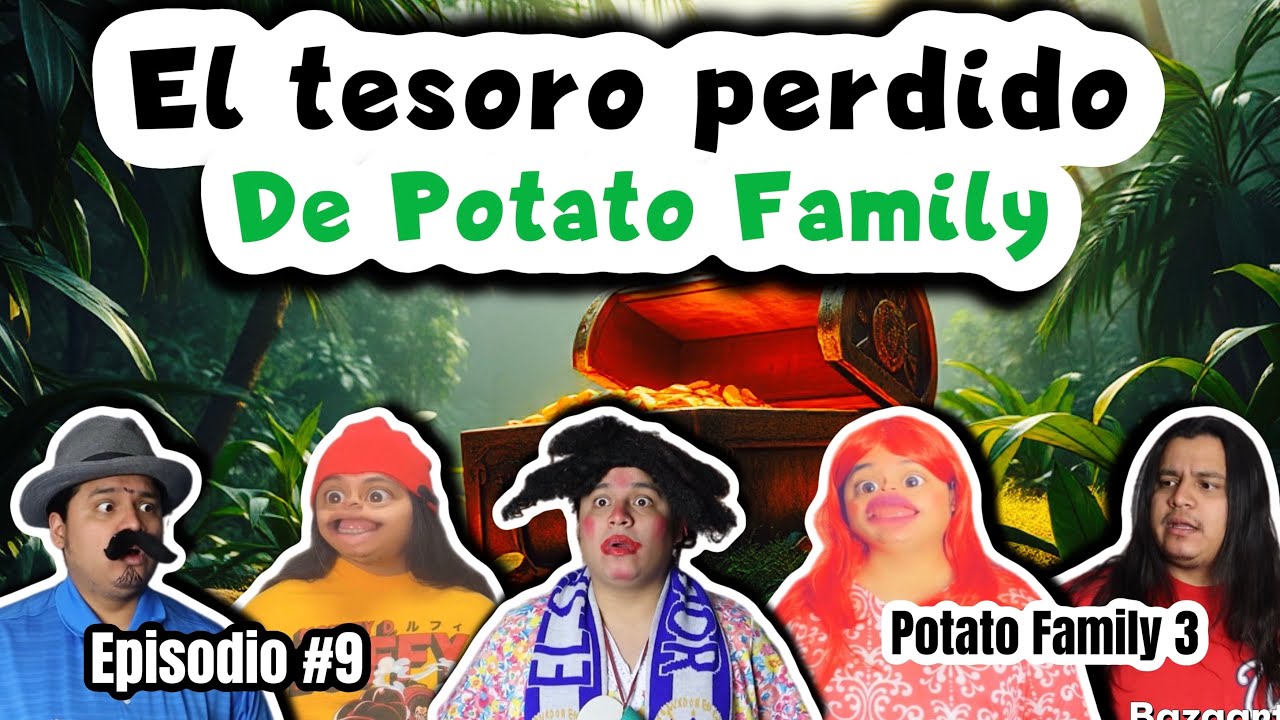POTATO FAMILY 3 (Ep 9)⛔️- “El Tesoro perdido de Potato Family” 😱💰