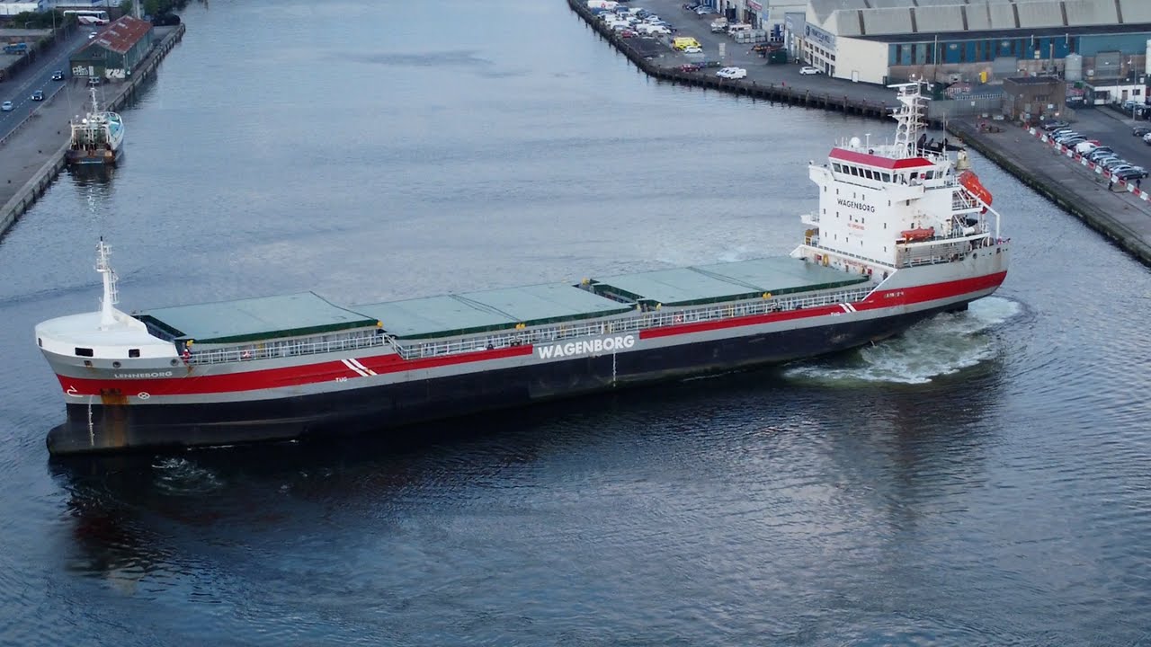 Lenneborg Departs The Port Of Cork
