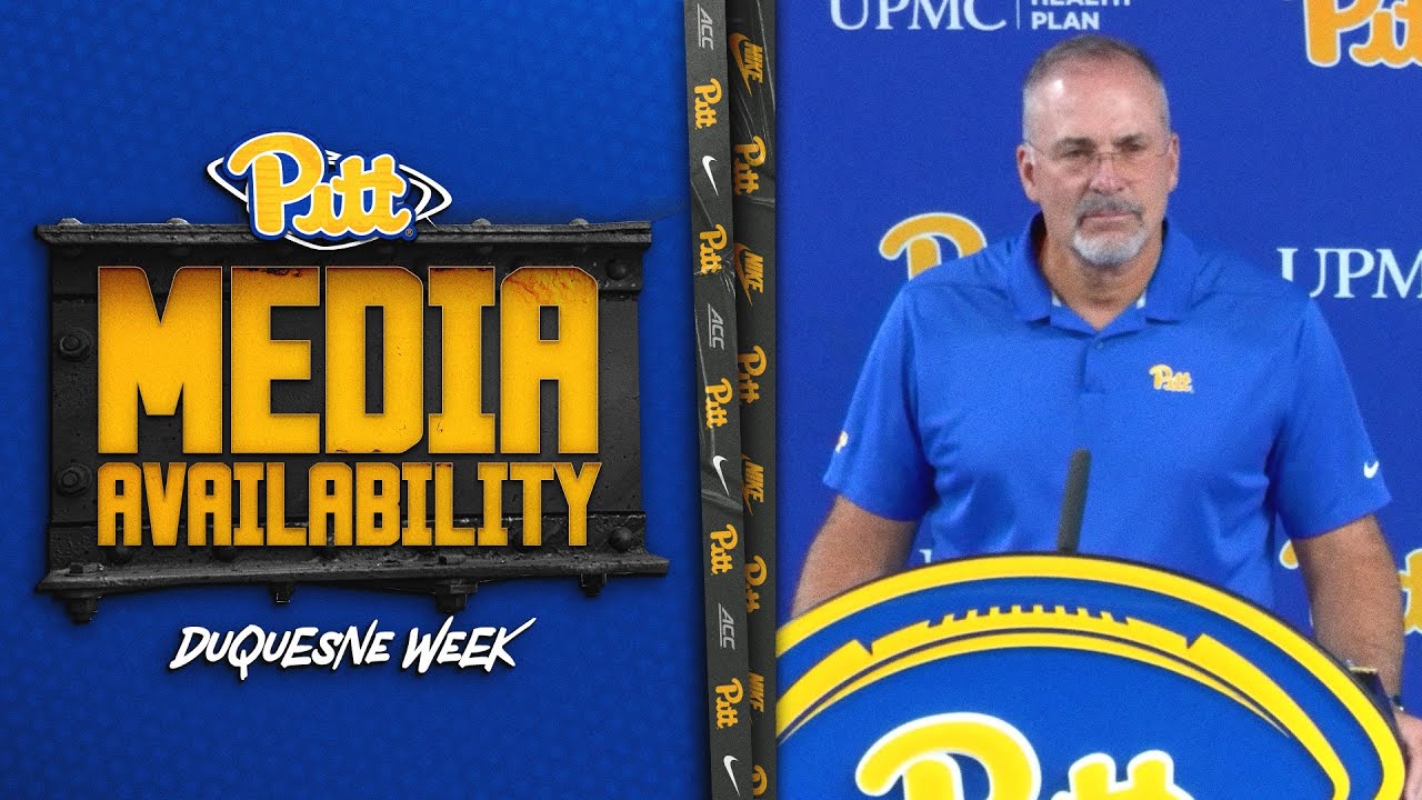 Pitt Football | Duquesne Week | Coach Narduzzi Presser | 8.25.25