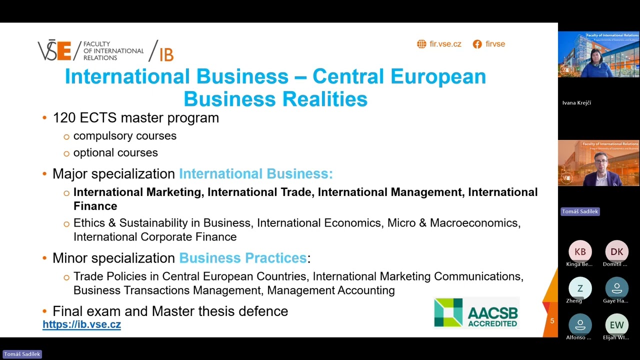 Online Webinar - International Business Master's Program (29.1.2026)