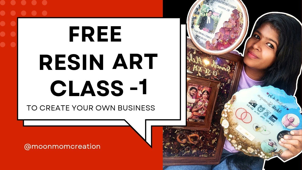 Free Resin Art Class for Beginners Part-1 |Resin art for beginners in tamil|Basic Resin art tutorial