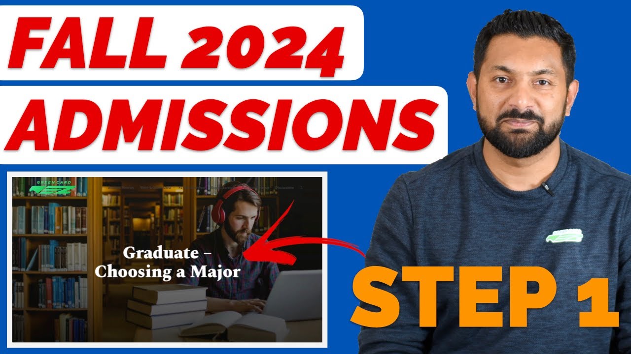 Fall 2024 Admissions USA &bull; MS in USA &bull; Step 1 Choosing a Major