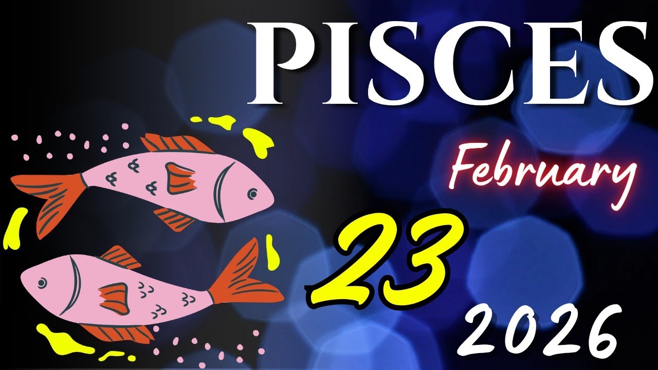 PISCES ♓😲 : Prioritise Hydration And Physical Activity For Well-Being 🎁 February 23 2026