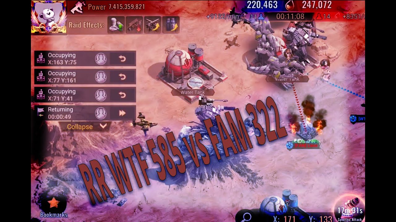 RR 585 WTF vs 322 FAM