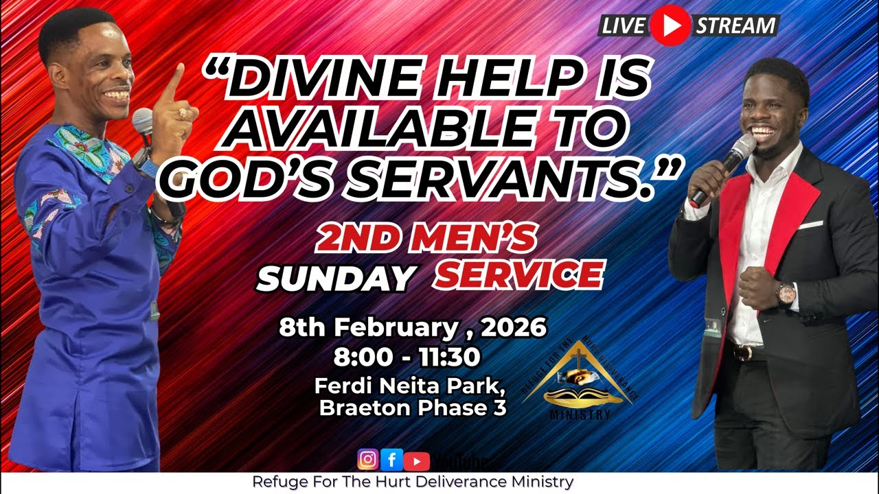 Refuge For The Hurt Deliverance Ministry | Men’s Sunday Service | February 8, 2026