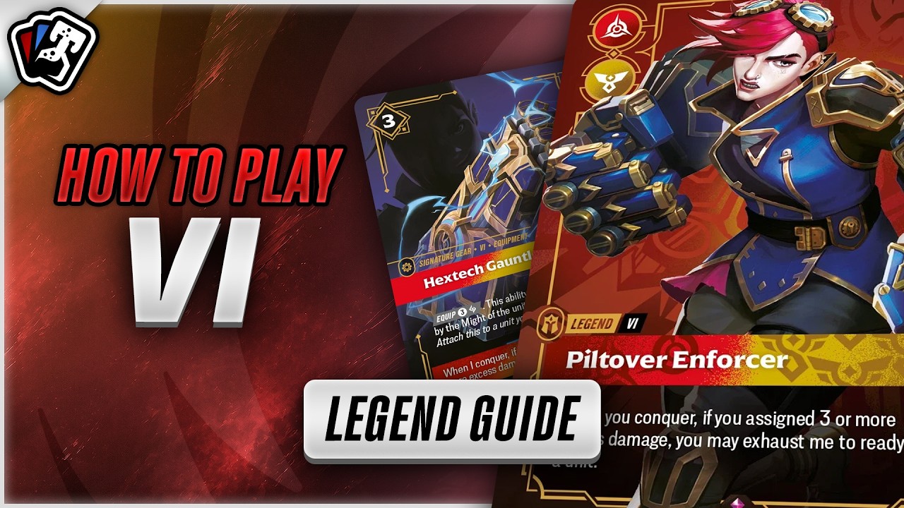 Как играть в VI | Руководство по колоде и список карт для колоды Riftbound Legend в Unleashed