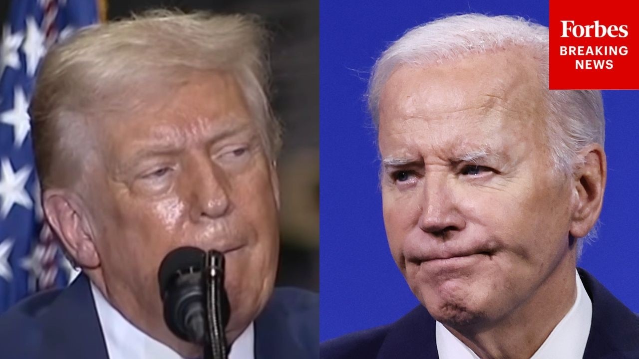 'He Was Crooked As Hell': Trump Blasts Biden As He Boasts Gains After One Year In Office