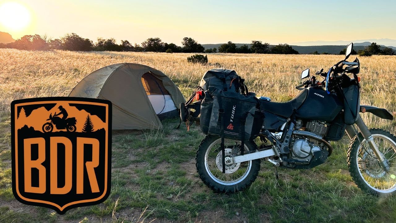 New Mexico BDR Camping on DR650