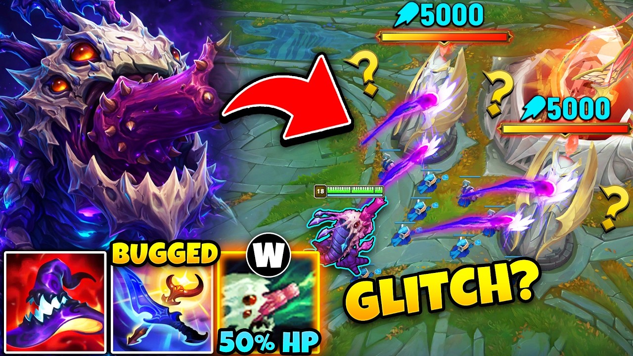 I discovered a glitch on Kog'Maw that deals 50% MAX HP to turrets (RIOT MESSED UP)