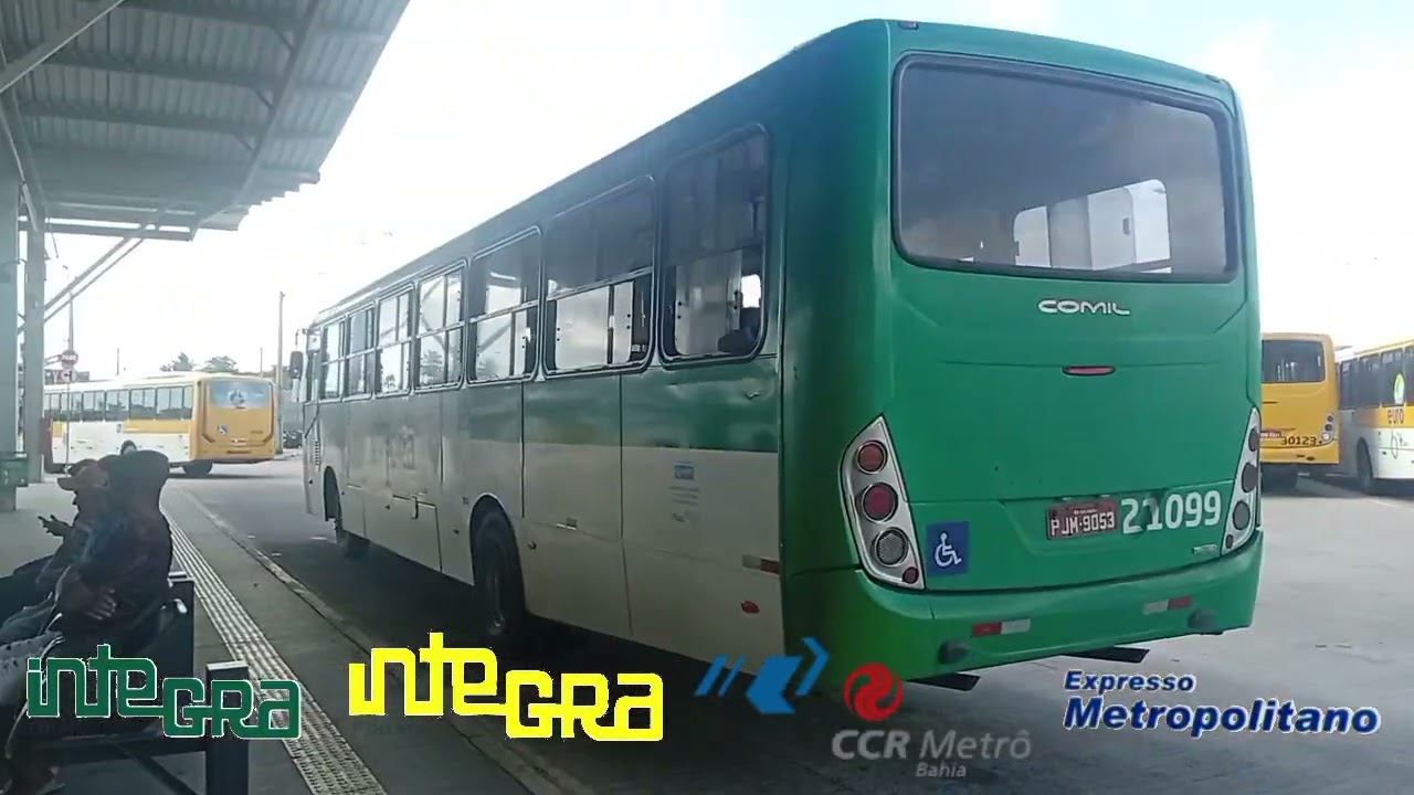 Busólogo-BA: Movimentação de ônibus no Terminal Águas Claras (manhã e tarde) em SSA/BA
