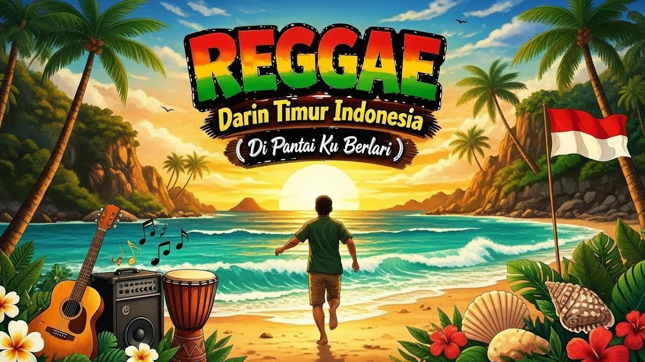Di Pantai Ku Berlari 🌴 Reggae Santai Timur Indonesia | Lagu Pantai Full Version | FULL Goyang