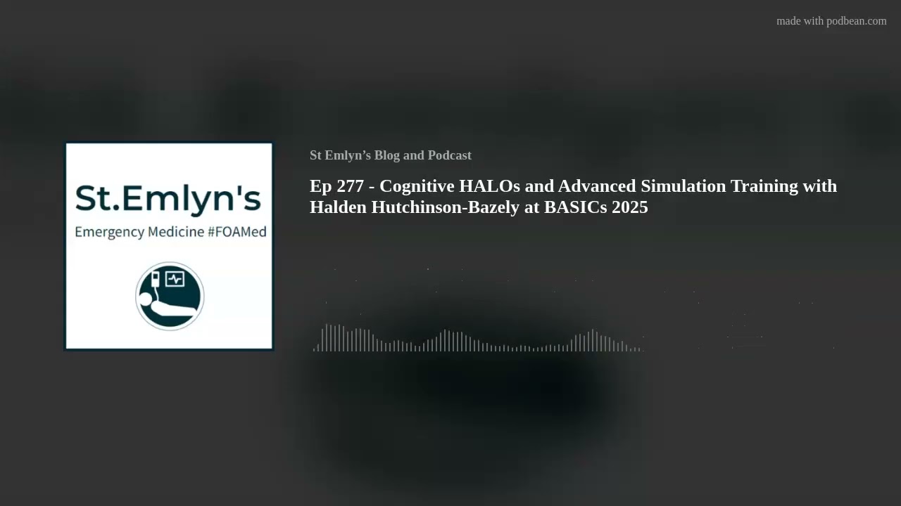 Ep 277 - Cognitive HALOs and Advanced Simulation Training with Halden Hutchinson-Bazely at BASICs 20