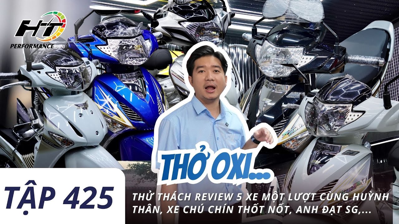 Tập 425 | Thử thách review 5 xe một lượt cùng Huỳnh Thân, xe hú Chín Thốt Nốt, anh Đạt SG,...
