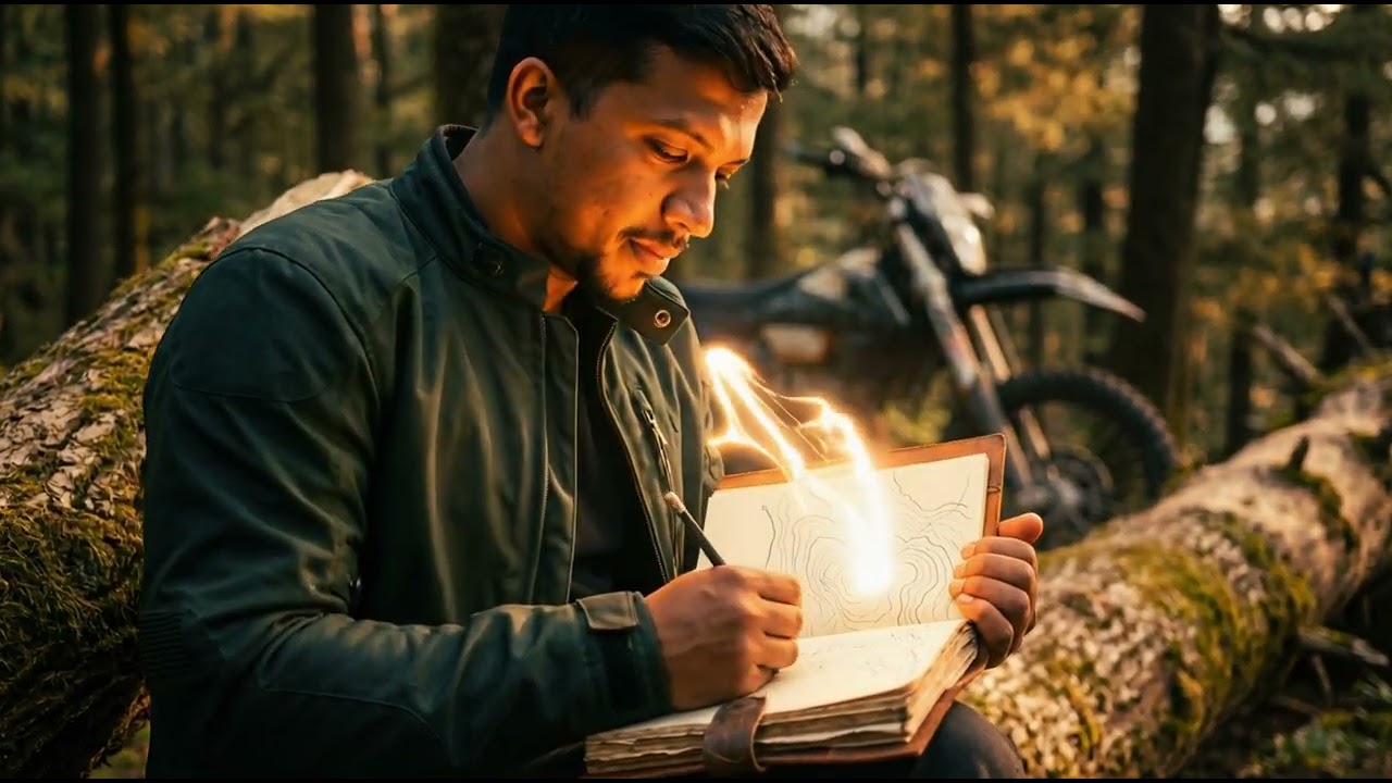 The Pulse of the Wild | AK Creation 🏔️🏍️#wild #nature #dirtbike #exploretheworld #drift #peace