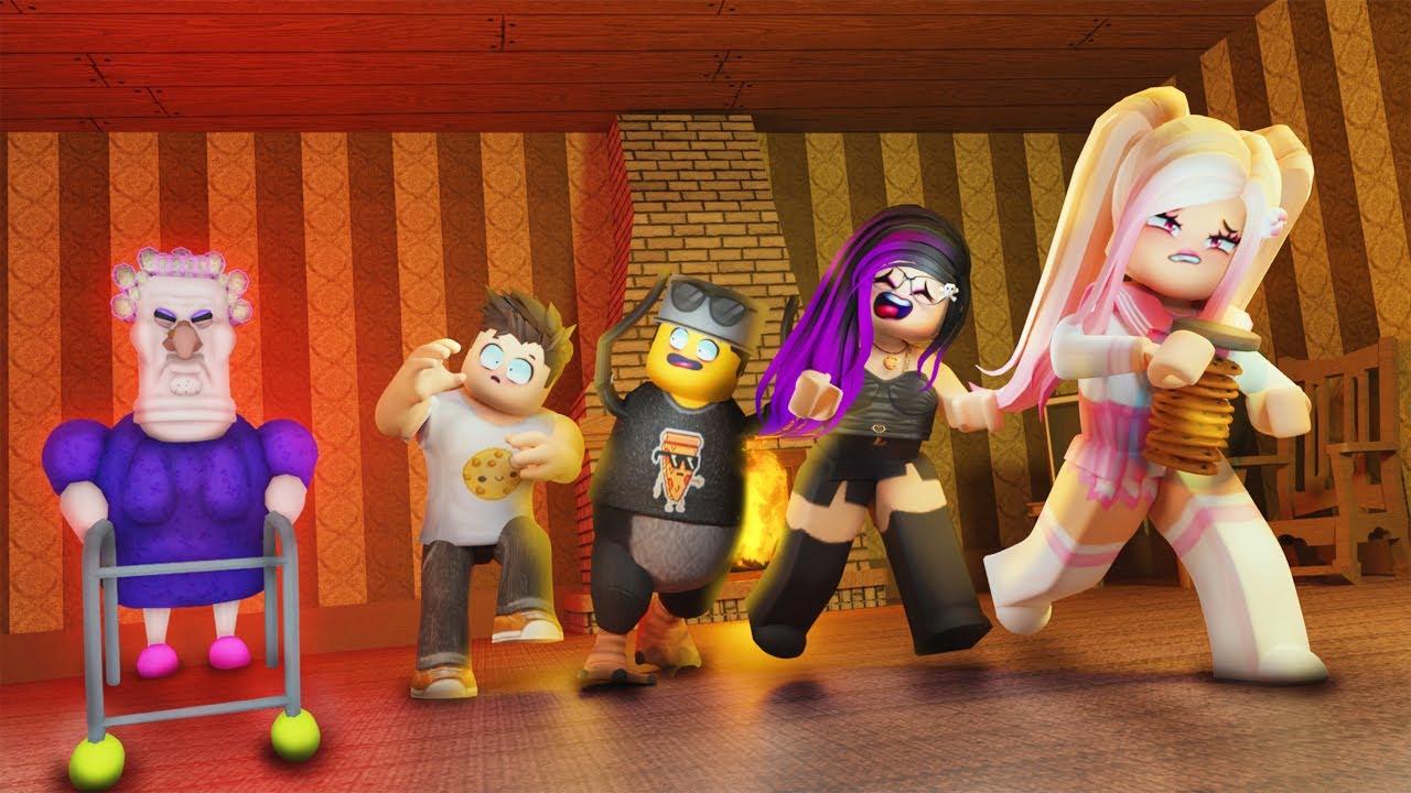 ¡ROBAMOS las GALLETAS de la ABUELA MALVADA! #TeamGritón // Roblox