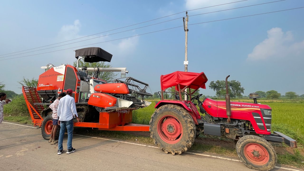 Kubota Mini Combine Harvester | Paddy Cutting Machine | Mahindra Tractor