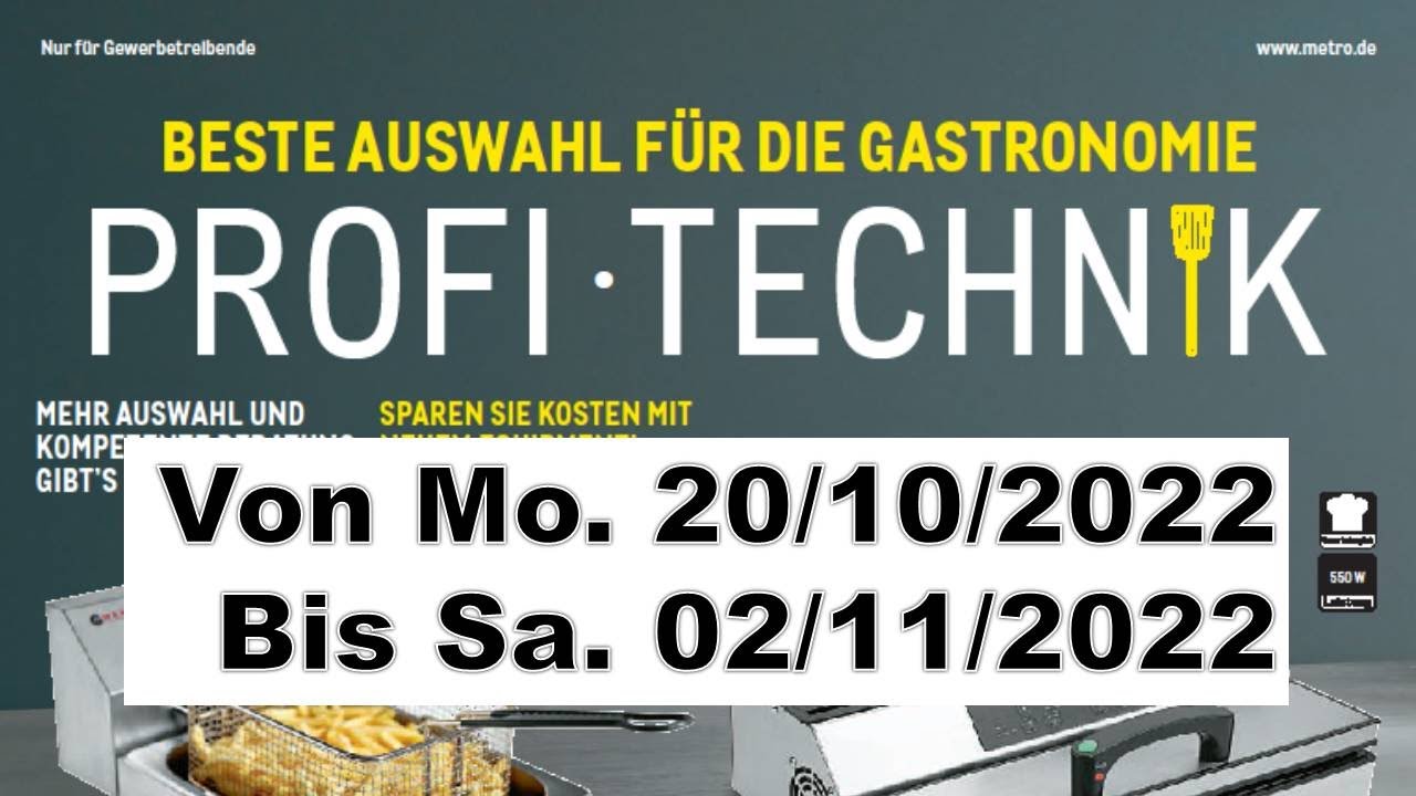 METRO / Profi Technik Spezial / 20.10.2022 - 02.11.2022