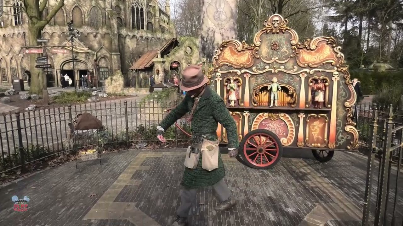 Efteling Storing Virginie en Otto Charlatan show Danse Macabre