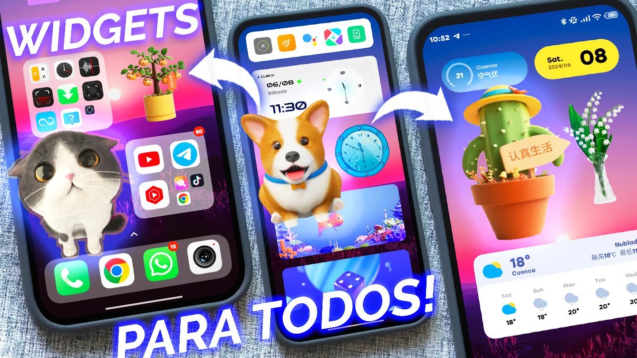 Instala YA! Mascotas, Plantas y Widgets OCULTOS de HyperOS Para tu XIAOMI y Redmi FÁCIL 2024