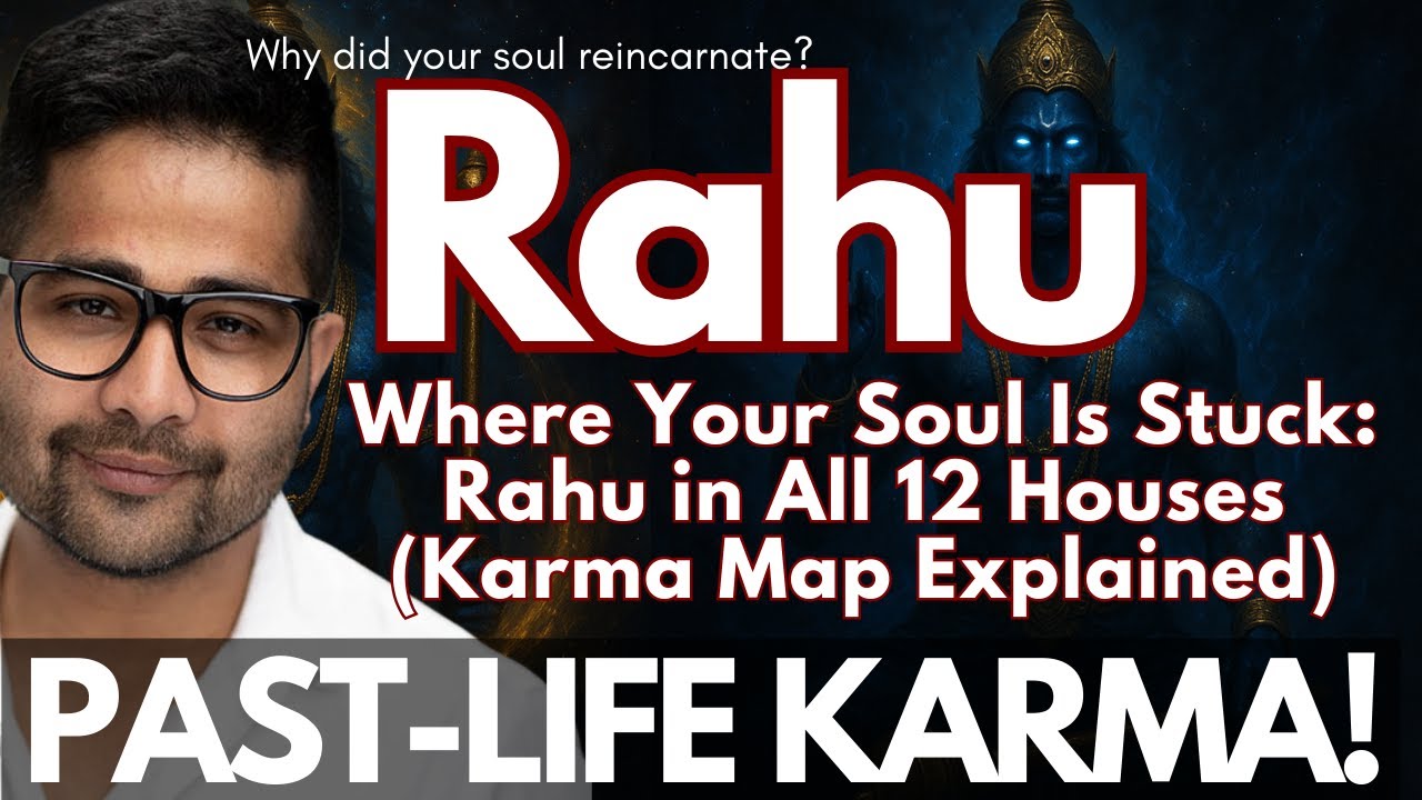 Rahu in 12 Houses — Your Past Life, Present Destiny & Hidden Karmic Debt! @njshivoham