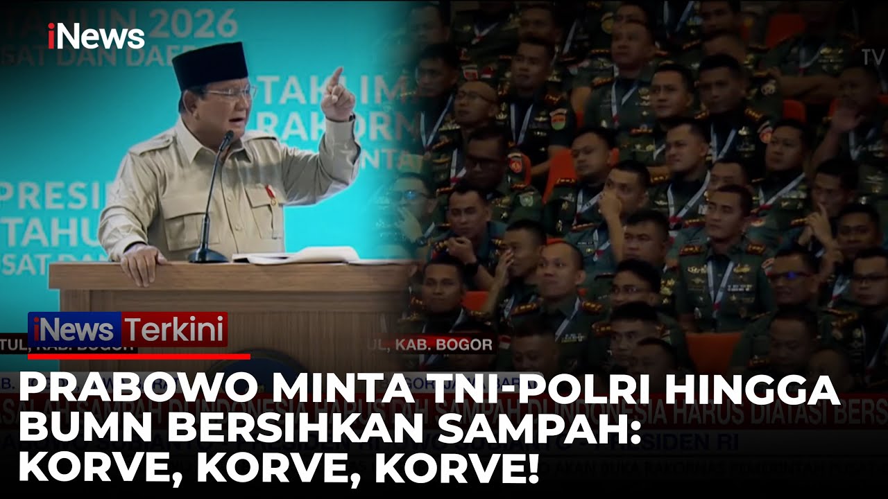 Indonesia Darurat Sampah, Presiden Prabowo Perintahkan TNI-Polri hingga Kementerian Bersihkan Sampah