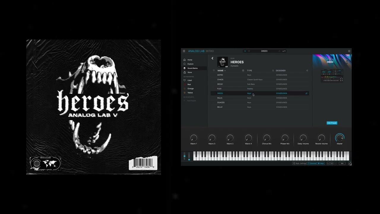FREE ANALOG LAB V PRESET BANK - 