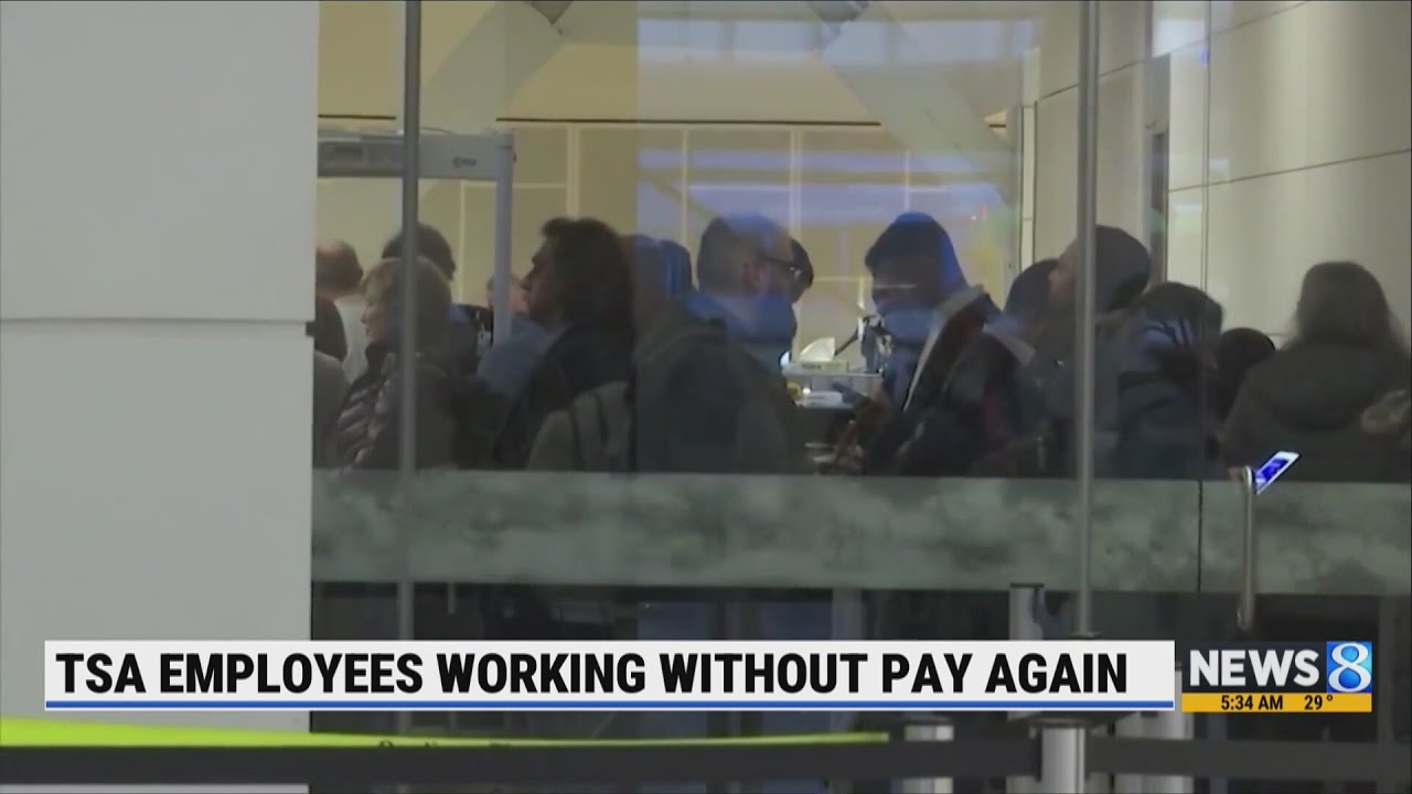 TSA officers working without pay amid partial shutdown