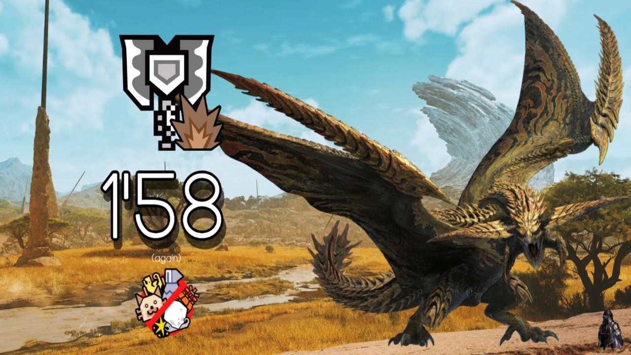 Rey Dau vs. Charge Blade [1´58] TA | Monster Hunter Wilds