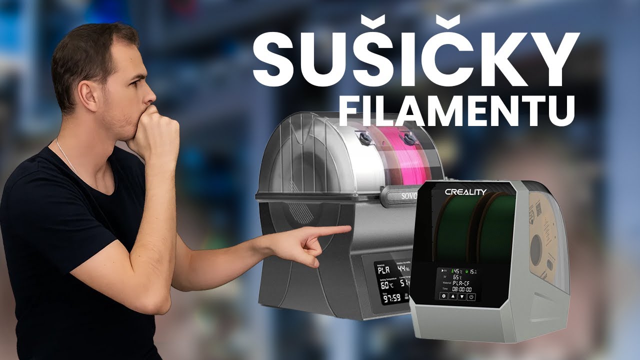 VLHKÝ FILAMENT = ŠPATNÝ TISK | Porovnání sušiček filamentu